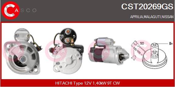 Casco CST20269GS - Starter autospares.lv