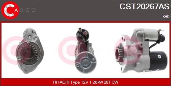 Casco CST20267AS - Starter autospares.lv