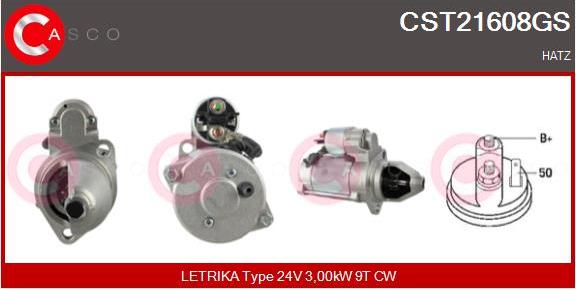 Casco CST21608GS - Starter autospares.lv