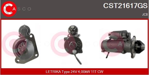 Casco CST21617GS - Starter autospares.lv