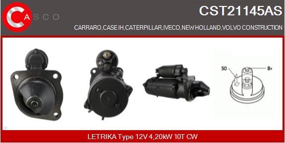 Casco CST21145AS - Starter autospares.lv