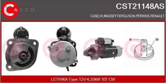 Casco CST21148AS - Starter autospares.lv