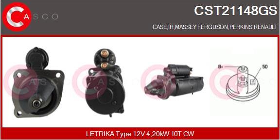 Casco CST21148GS - Starter autospares.lv