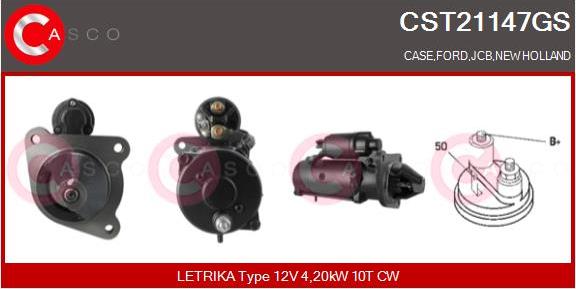 Casco CST21147GS - Starter autospares.lv