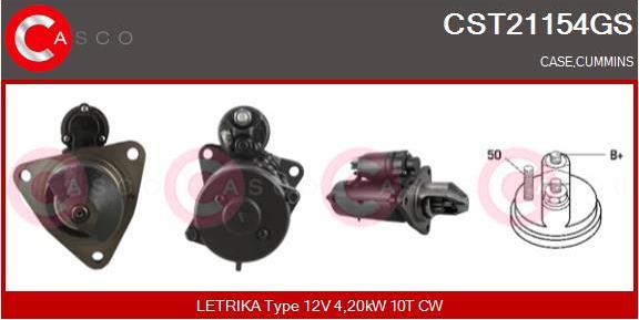 Casco CST21154GS - Starter autospares.lv