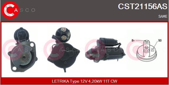Casco CST21156AS - Starter autospares.lv