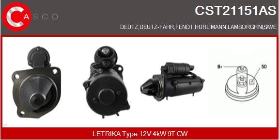 Casco CST21151AS - Starter autospares.lv