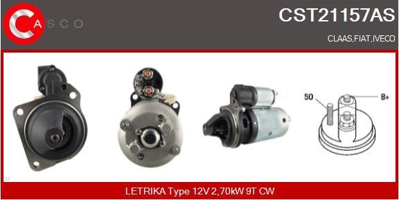 Casco CST21157AS - Starter autospares.lv