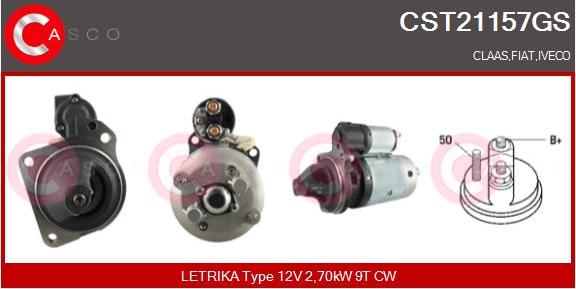 Casco CST21157GS - Starter autospares.lv