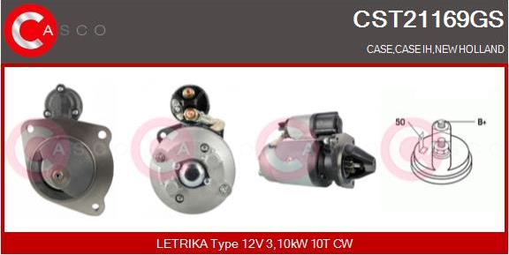 Casco CST21169GS - Starter autospares.lv