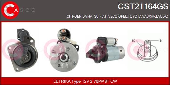 Casco CST21164GS - Starter autospares.lv