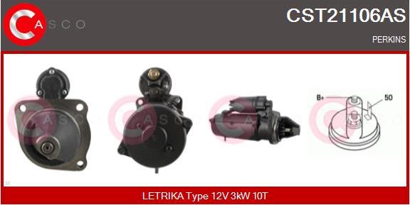 Casco CST21106AS - Starter autospares.lv