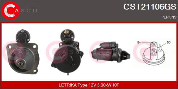 Casco CST21106GS - Starter autospares.lv