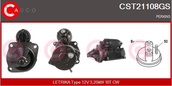 Casco CST21108GS - Starter autospares.lv