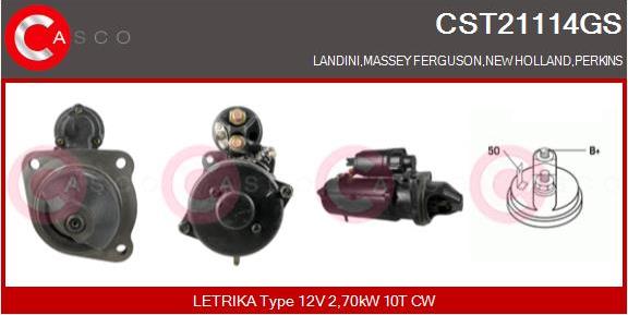 Casco CST21114GS - Starter autospares.lv