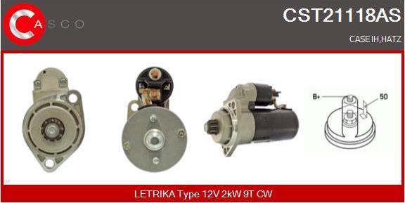 Casco CST21118AS - Starter autospares.lv