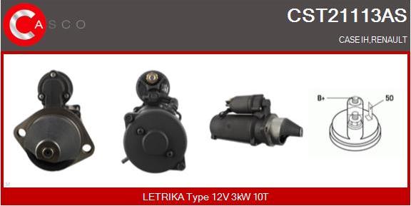 Casco CST21113AS - Starter autospares.lv