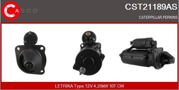 Casco CST21189AS - Starter autospares.lv