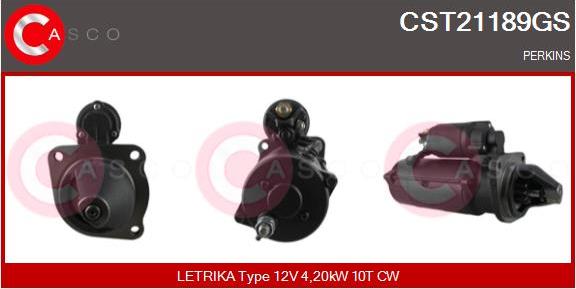 Casco CST21189GS - Starter autospares.lv