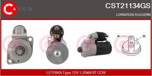 Casco CST21134GS - Starter autospares.lv