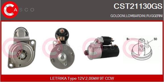 Casco CST21130GS - Starter autospares.lv