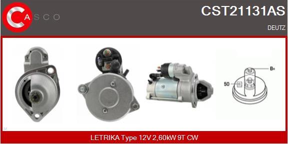 Casco CST21131AS - Starter autospares.lv