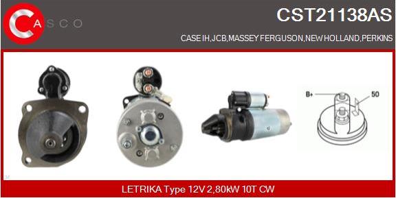 Casco CST21138AS - Starter autospares.lv