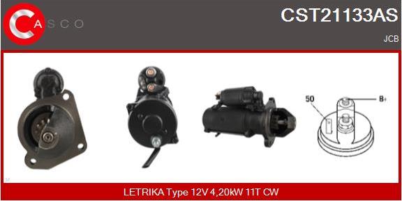 Casco CST21133AS - Starter autospares.lv