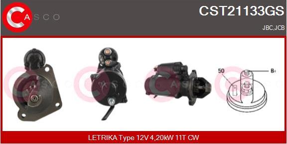 Casco CST21133GS - Starter autospares.lv