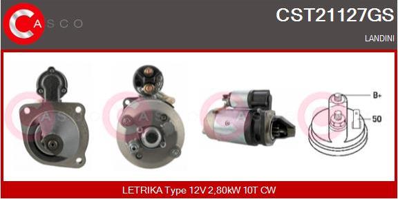 Casco CST21127GS - Starter autospares.lv