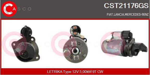 Casco CST21176GS - Starter autospares.lv