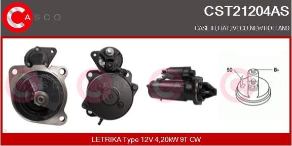 Casco CST21204AS - Starter autospares.lv