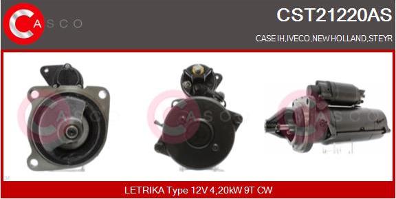 Casco CST21220AS - Starter autospares.lv