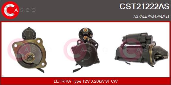 Casco CST21222AS - Starter autospares.lv