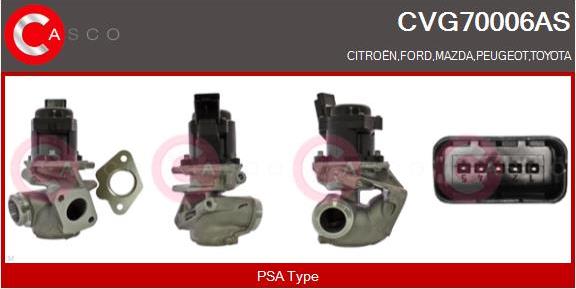 Casco CVG70006AS - EGR Valve autospares.lv