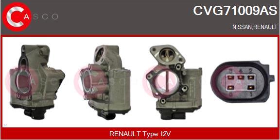 Casco CVG71009AS - EGR Valve autospares.lv