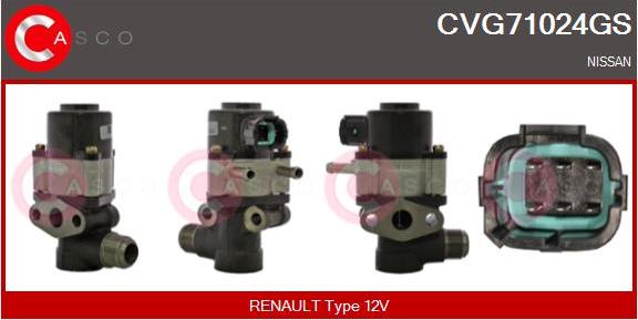 Casco CVG71024GS - EGR Valve autospares.lv