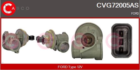 Casco CVG72005AS - EGR Valve autospares.lv