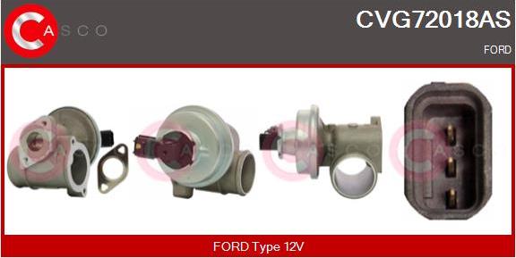 Casco CVG72018AS - EGR Valve autospares.lv