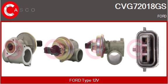 Casco CVG72018GS - EGR Valve autospares.lv