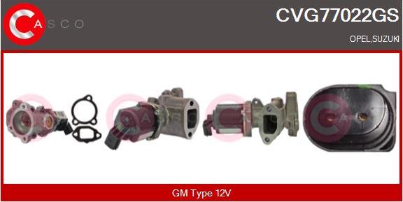 Casco CVG77022GS - EGR Valve autospares.lv