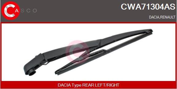 Casco CWA71304AS - Wiper Arm, window cleaning autospares.lv