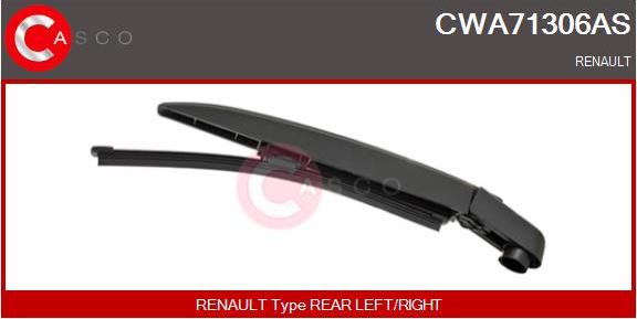 Casco CWA71306AS - Wiper Arm, window cleaning autospares.lv