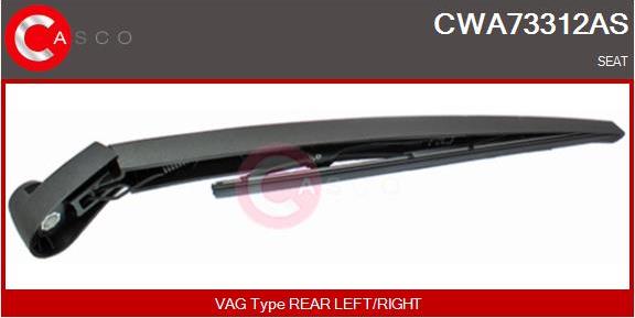 Casco CWA73312AS - Wiper Arm, window cleaning autospares.lv