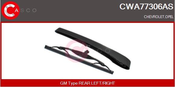 Casco CWA77306AS - Wiper Arm, window cleaning autospares.lv