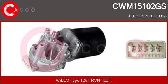 Casco CWM15102GS - Wiper Motor autospares.lv