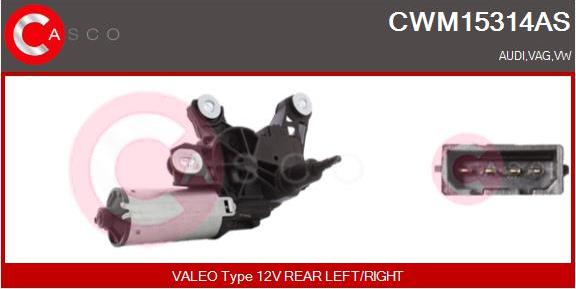 Casco CWM15314AS - Wiper Motor autospares.lv
