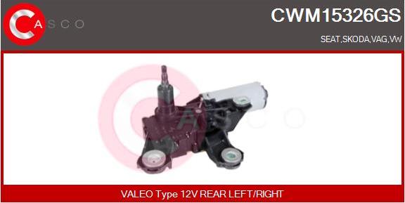 Casco CWM15326GS - Wiper Motor autospares.lv