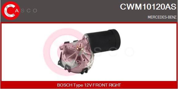 Casco CWM10120AS - Wiper Motor autospares.lv