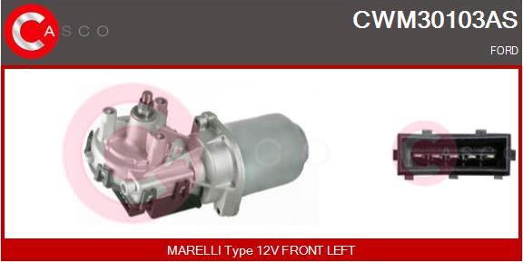 Casco CWM30103AS - Wiper Motor autospares.lv